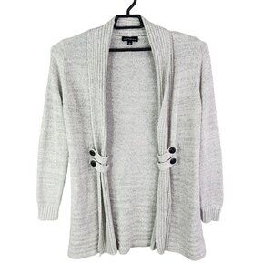 Womens Fortune + Ivy Open Front Cardigan Sweater Acrylic & Polyester Size M